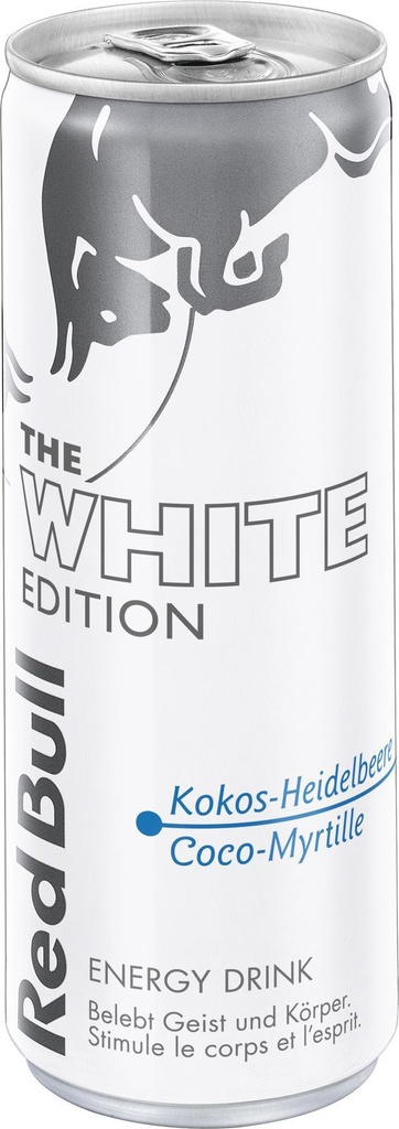 Red Bull The White Edition - Coco-myrtille Tray 24 x 0,25 l Cannette Alu jetable