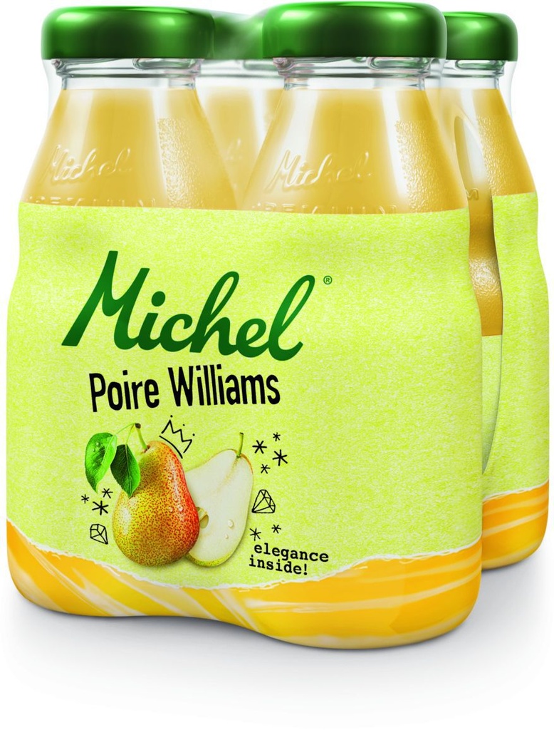 Michel Poire Williams Tray 6 x 4 x 0,2 l Bouteille Verre jetable