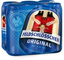 Feldschlösschen Original Biére Tray 4 x 6 x 0,5 l Cannette Alu jetable