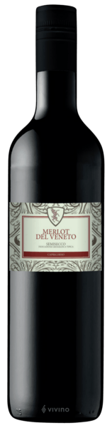 Merlot del Veneto Semisecco IPG vin rouge 15 x 0,5 l Bouteille Verre réutilisable