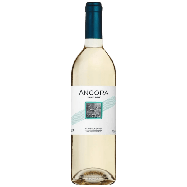 Angora Beyaz'24 K256 Vin Blanc Kavaklidere 12 x 0,75 l Bouteille Verre jetable