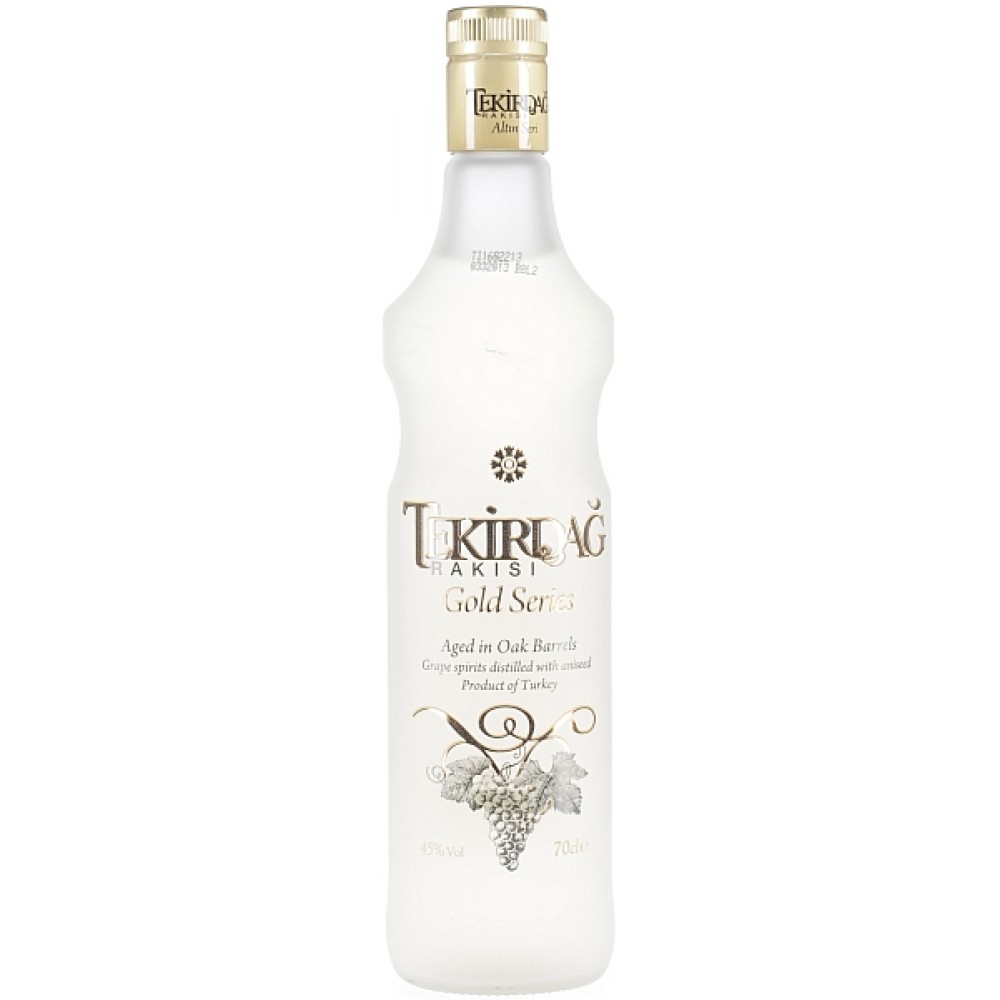 Tekirdag Gold Altin Seri Vol Alc 45% 6 x 0,70 l Bouteille Verre jetable