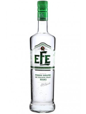 EFE Raki Fresh Grapes Vol Alc 45% 6 x 0,70 l Bouteille Verre jetable