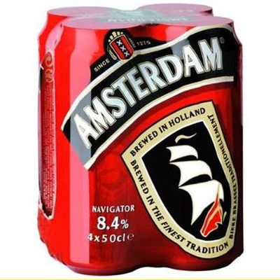 Amsterdam Navigator Biére Alc.8.4% Vol 24 x 0,5 l Cannette Alu jetable