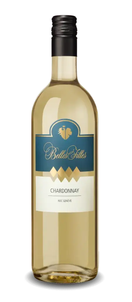 Belles Filles Chardonnay de Genève AOC Vin Blanc 6 x 0,75 l Bouteille Verre jetable (copie)