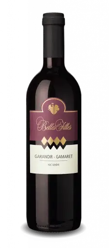 [40187] Belles Filles Garanoir-Gamaret de Genève AOC Vin Rouge 6 x 0,75 l Bouteille Verre jetable