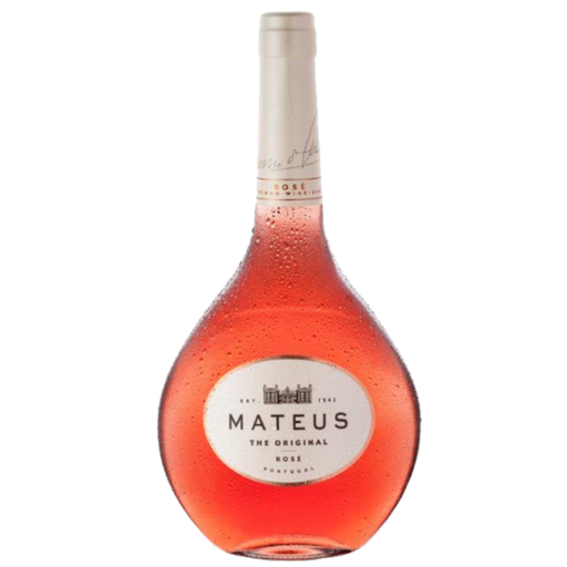 [40270] Mateus Rosé Douro.vino de mesa 6 x 0,75 l Bouteille Verre jetable