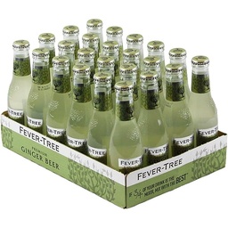 [31194] Fever-Tree Premium Ginger Beer 24 x 0.20 l Bouteille Verre jetable