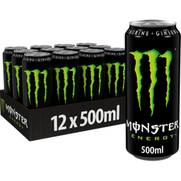 [21995] Monster Energy Tray 12 x 0,500 l Cannette Alu jetable