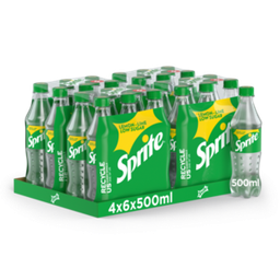 [22003] Sprite Regular Lemon-Lime Tray 4 x 6 x 0,5 l Bouteille PET jetable