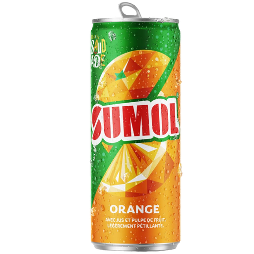 [22010] Sumol Orange Tray 4 x 6 x 0,33 l Cannette Alu jetable