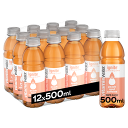 [22011] Vitamin Water ignite Tray 12 x 0,5 l Bouteille PET jetable