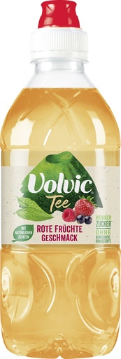 [22018] Volvic Thé Fruits Rouges Bouteille Tray 6 x 0.75 l PET jetable Sportscap        