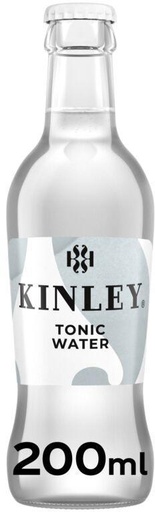 [22025] Kinley Tonic Water ( YANG ) CH  Caisse 24 x 0.2 l Bouteille Verre consigné