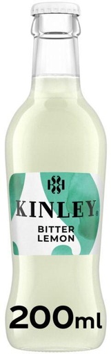 [22026] Kinley Bitter Lemon (YANG) CH Caisse 24 x 0.2 l Bouteille Verre consigné 