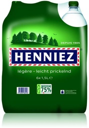 [10366] Henniez Légère (Verte) Tray 6 x 1,5 l Bouteille PET jetable