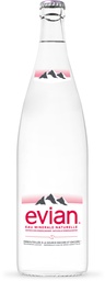 [10467] Evian Caisse 12 x 1,0 l Bouteille Verre réutilisable