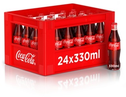[20118] Coca-Cola Caisse 24 x 0,33 l Bouteille Verre réutilisable