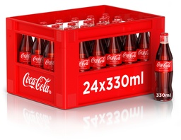 [20118] Coca-Cola Original Caisse 24 x 0,33 l Bouteille Verre réutilisable