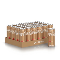 [20163] Coca-Cola Vanilla Tray 24 x 0,25 l Cannette Alu jetable