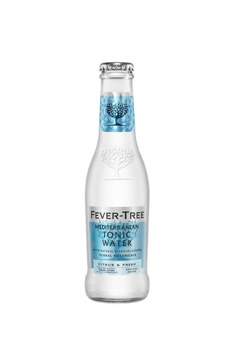 [20355] Fever-Tree Mediterranean Tonic Water Tray 24 x 0,2 l Bouteille Verre jetable