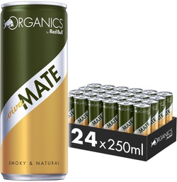 [20523] Red Bull Organics Viva Mate Tray 24 x 0.25 l Canette Alu jetable