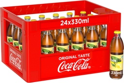 [20948] Fuse Tea Lemon Lemongrass Caisse 24 x 0,33 l Bouteille Verre réutilisable