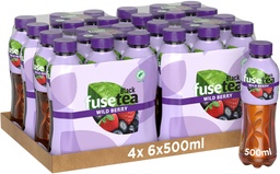 [20986] Fusetea Wildberry Tray 4 x 6 x 0,5 l Bouteille PET jetable