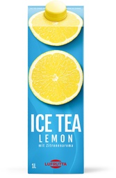 [21040] Lufrutta Ice Tea Lemon Tray 12 x 1,0 l Tetra Pack jetable