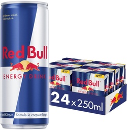 [21280] Red Bull Energy Tray 4 x 6 x 0,25 l Cannette Alu jetable