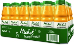 [21639] Michel Orange Premium Fair Trade Tray 4 x 6 x 0,33 l Bouteille PET jetable