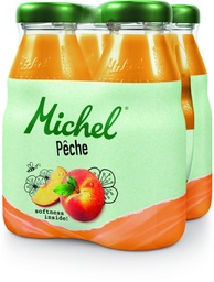 [21648] Michel Pêche Tray 6 x 4 x 0,2 l Bouteille Verre jetable