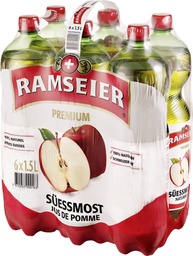 [21871] Ramseier Jus de pomme Tray 6 x 1,5 l Bouteille PET jetable