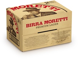 [31221] Birra Moretti L' AutenticaTray 24 x 0,33 l Bouteille Verre jetable