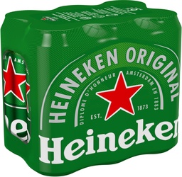 [31303] Heineken Tray 4 x 6 x 0,5 l Cannette Alu jetable
