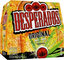 [31442] Desperados Original Tray 2 x 12 x 0,25 l Bouteille Verre jetable