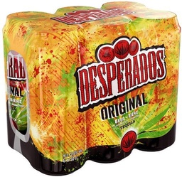 [31445] Desperados Original Tray 4 x 6 x 0,5 l Cannette Alu jetable